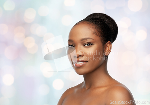 Image of portrait of young african american woman
