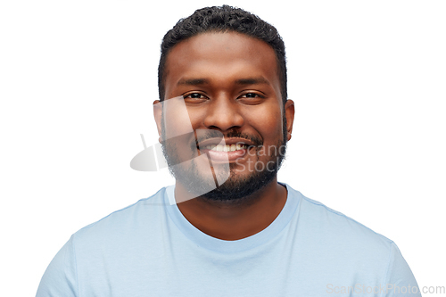 Image of portrait of smiling young african american man