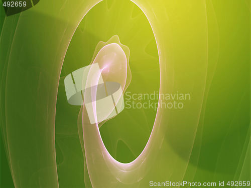 Image of Wavy glowing colors