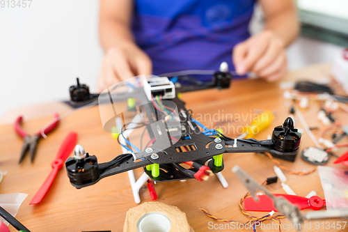 Image of Drone building