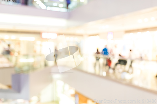 Image of Abstract background of shopping mall, shallow depth of focus