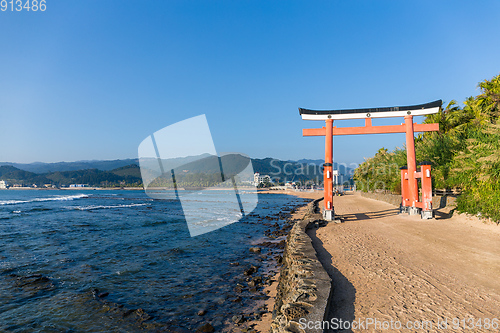 Image of Torii in Aoshima Shrine