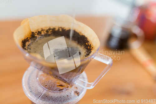 Image of Hand drip coffee