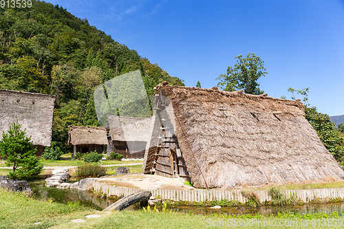 Image of Japanese village Shirakawago