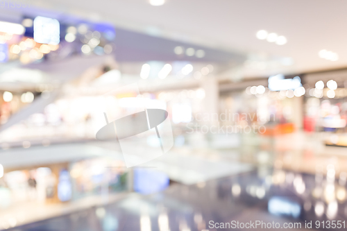 Image of Abstract blur and bokeh beautiful luxury shopping mall 