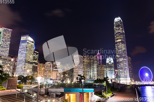 Image of Hong Kong city night