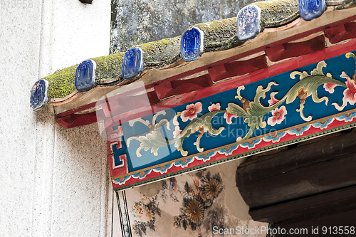 Image of Chinese roof tile