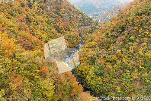 Image of Beautifull landscape in kinugawa