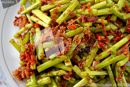 Image of Spicy asparagus