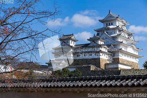 Image of Traditional Japanese White Himeji castle