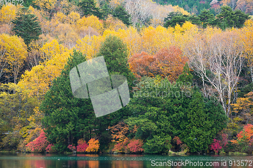 Image of Yuno Lake in Nikko Japan