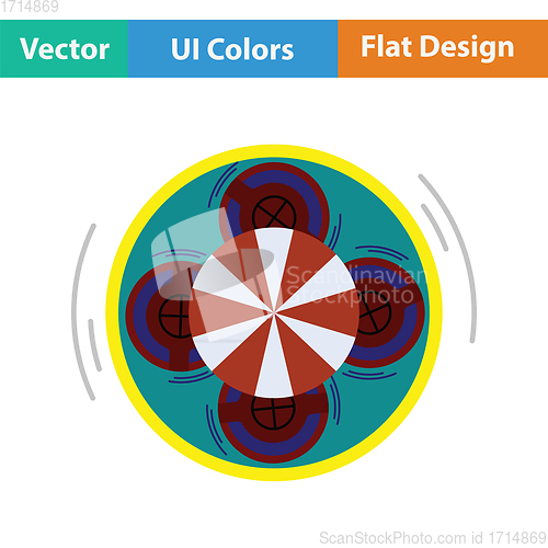 Image of Carousel top view icon