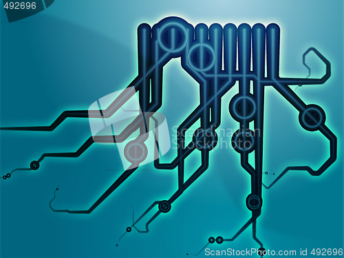 Image of Technical schematic diagram