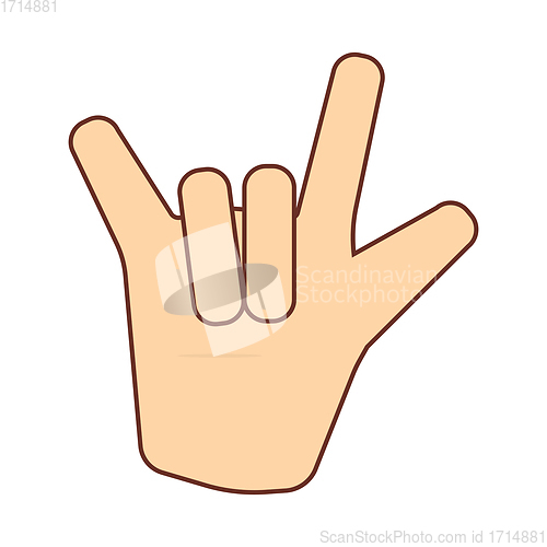 Image of Rock hand icon