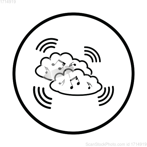 Image of Music cloud icon