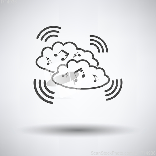 Image of Music cloud icon