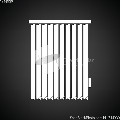 Image of Office vertical blinds icon