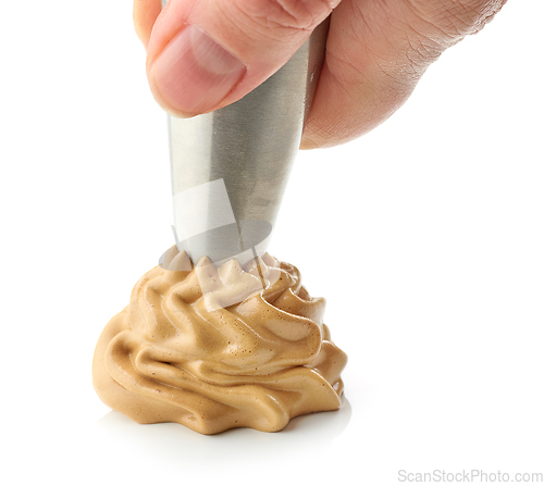 Image of whipped caramel and coffee cream