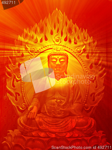 Image of Buddha illustration