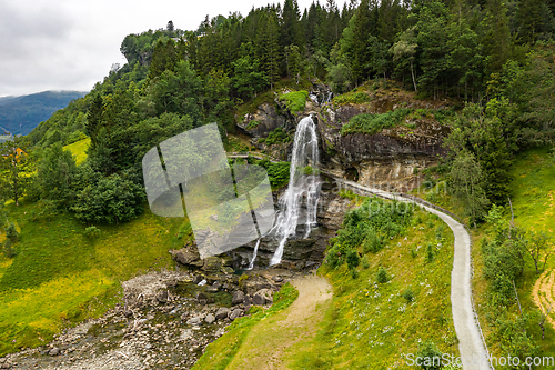 Image of Steinsdalsfossen is a waterfall in Norway.