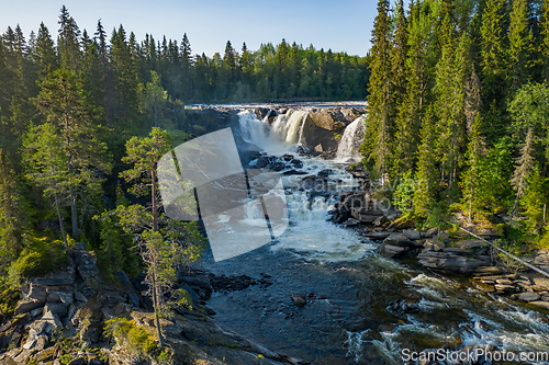 Image of Ristafallet waterfall in the western part of Jamtland is listed