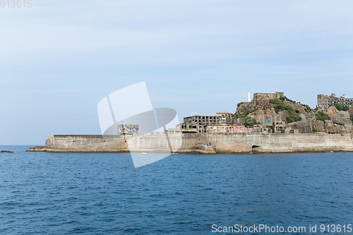 Image of Gunkanjima island in Nagasaki