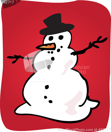 Image of Snowman illustration