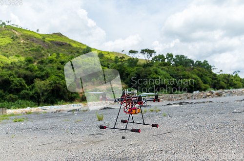 Image of Flying drone