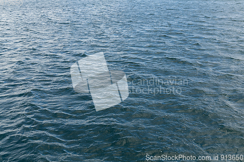 Image of Blue sea surface with waves