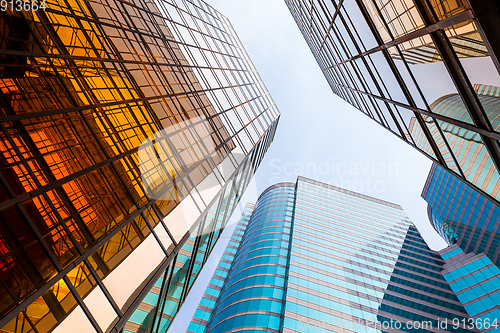 Image of Modern office building to the sky