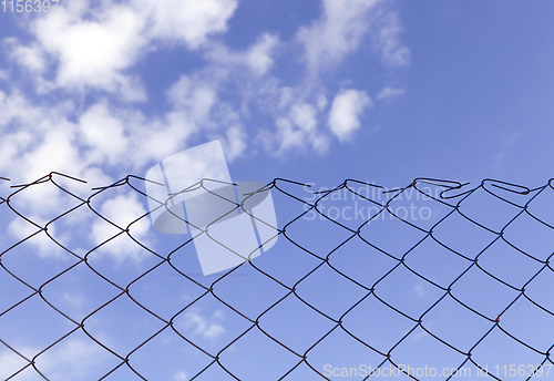 Image of metal fence