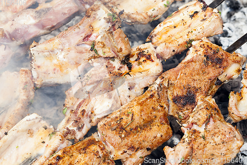 Image of cooking meat