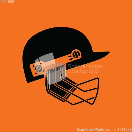 Image of Cricket helmet icon