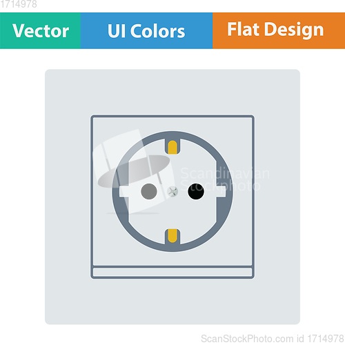 Image of Europe electrical socket icon