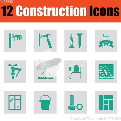 Image of Construction icon set