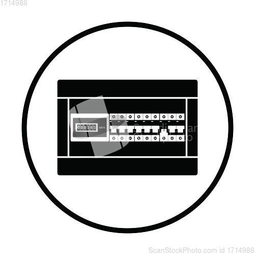Image of Circuit breakers box icon
