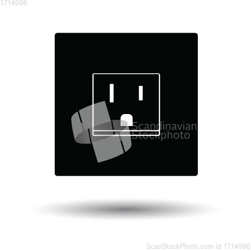 Image of USA electrical socket icon