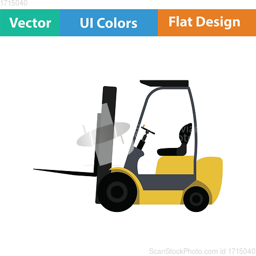 Image of Warehouse forklift icon