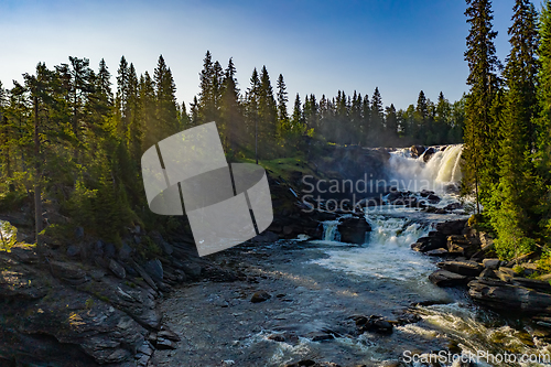 Image of Ristafallet waterfall in the western part of Jamtland is listed