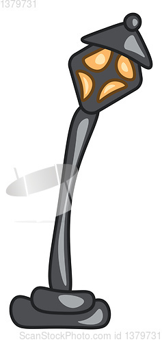 Image of A street light vector or color illustration