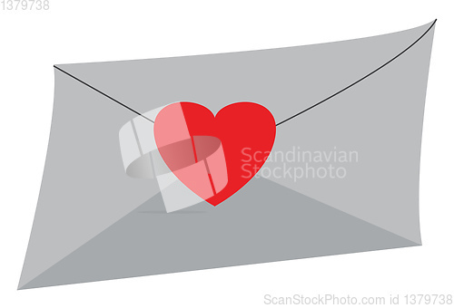 Image of An envelope vector or color illustration