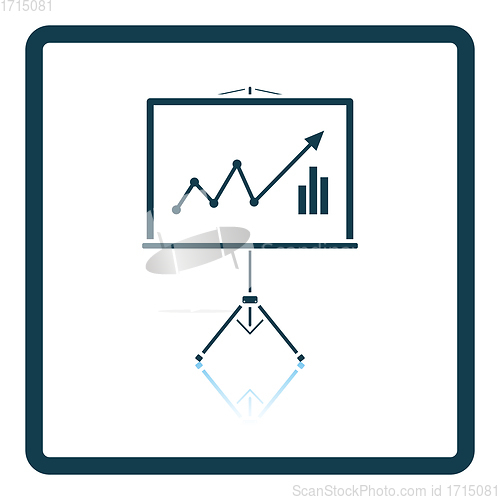 Image of Analytics stand icon