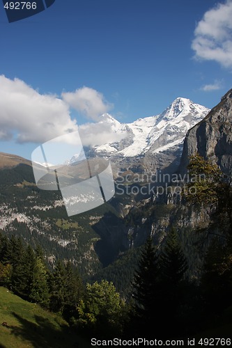 Image of Alpine mountains