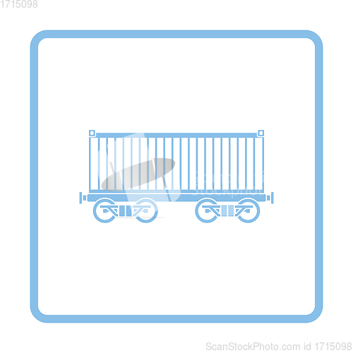 Image of Railway cargo container icon