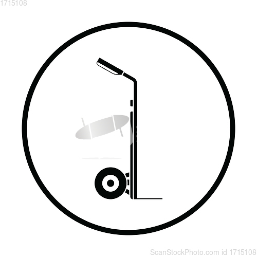 Image of Warehouse trolley icon