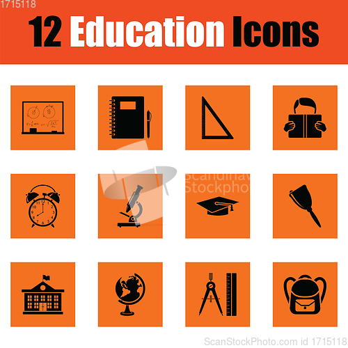 Image of Education icon set