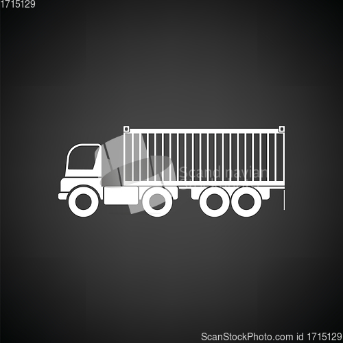 Image of Container truck icon