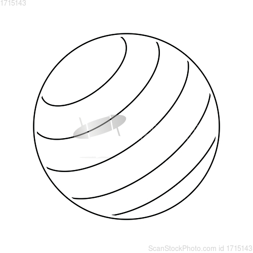 Image of Icon of Fitness rubber ball