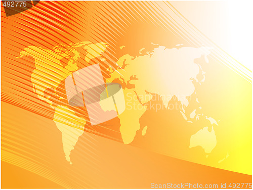 Image of Map of the world illustration