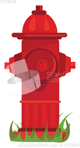 Image of Fire hydrant, vector or color illustration.